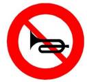 Ý nghĩa biển báo giao thông Biển báo cấm sử dụng còi