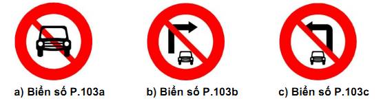 Ý nghĩa biển báo giao thông Biển báo cấm xe ô tô
