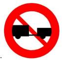 Ý nghĩa biển báo giao thông Biển báo cấm xe rơ móc