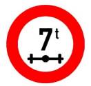 Ý nghĩa biển báo giao thông Biển báo hạn chế tải trọng trục xe 