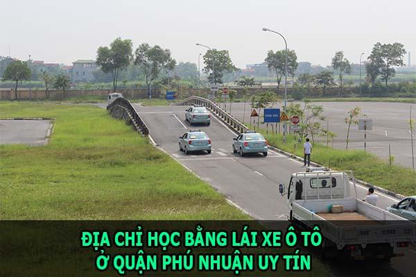 Địa chỉ học bằng lái xe ô tô ở Quận Phú Nhuận uy tín