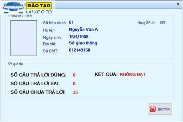 Phần mềm thi sát hạch lái xe hạng C