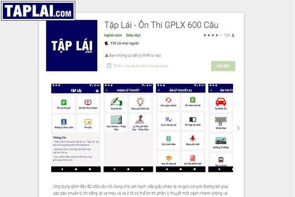 Các phần mềm học lái xe taplai.com tốt nhất trên điện thoại
