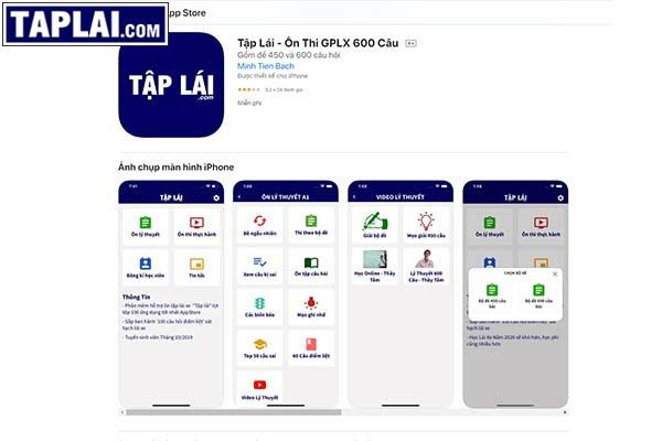 Các phần mềm học lái xe taplai.com tốt nhất trên điện thoại