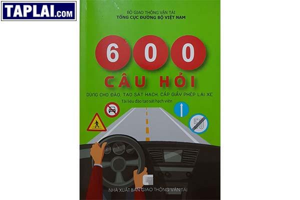 Bộ tài liệu học lái xe ô tô hạng B2 600 câu đầy đủ nhất 2021